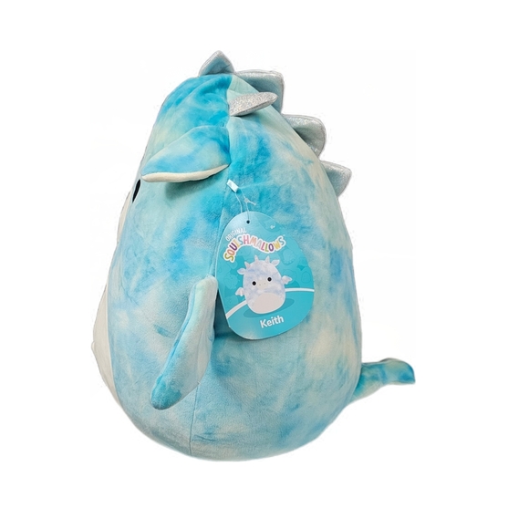 Squismallows Blue and White Dragon Keith Plush Toy - Picture 6 of 14